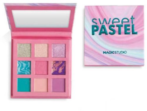 Magic Studio szemhéjfesték paletta 9 pasztell színnel, Sweet Pastel