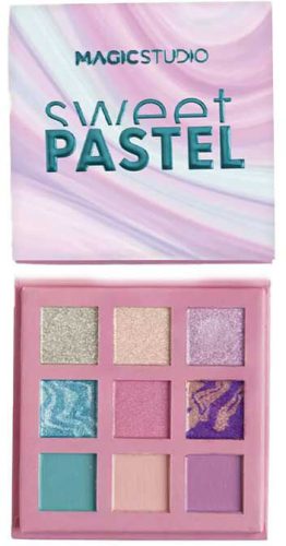 Magic Studio szemhéjfesték paletta 9 pasztell színnel, Sweet Pastel