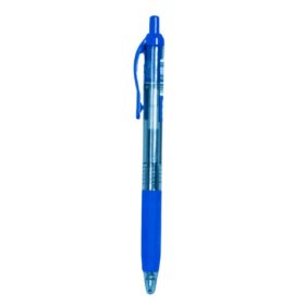 Zseléstoll, 0,5 mm, kék tinta, kék tolltest, Nebulo