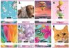 Vegyes mintás tűzött füzet A/5, 32 lap vonalas (21-32), Cuki minták, I.,  Nebulo