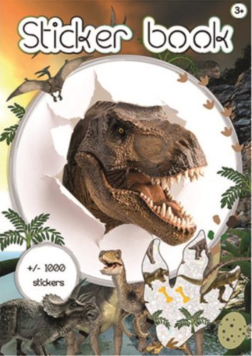 Dinoszaurusz matricás album, 1000 db-os