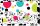 101 Kiskutya Polka dots tányéralátét 43x28 cm
