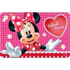 Minnie egér Flowers tányéralátét 43x28 cm