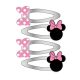Minnie egér Bow hajcsat szett 4 db-os