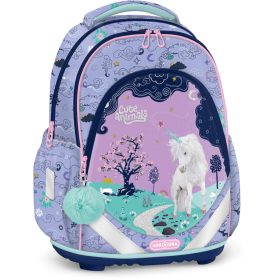   Unikornis anatómiai iskolatáska, hátizsák, 42x33x22cm, Ars Una, Cute Unicorn