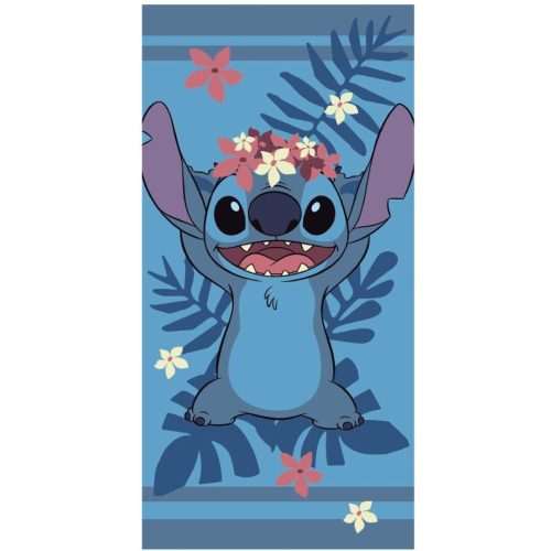 Lilo és Stitch, A csillagkutya Wreath fürdőlepedő, törölköző 70x140cm (Fast Dry)