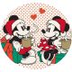 Mickey egér Gift Karácsonyi formapárna, díszpárna 31x31 cm