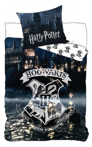 Harry Potter ágyneműhuzat szett 140x200 cm, Roxfort, címeres