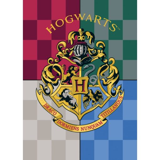 Harry Potter takaró 100x140 cm, címeres