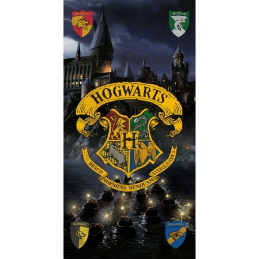 Harry Potter törölköző 70x140cm, Roxfort kastély