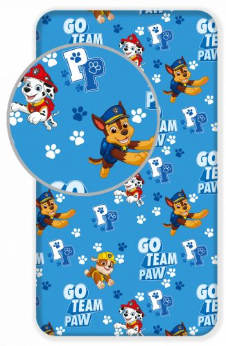 Mancs őrjárat Go Team gumis lepedő 90x200 cm