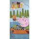 Peppa malac Kayak fürdőlepedő, törölköző 70x140cm