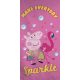 Peppa malac Sparkle fürdőlepedő, törölköző 70x140cm