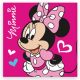 Minnie egér Love kéztörlő, arctörlő, törölköző 30x30cm