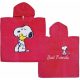 Snoopy Best Friend strand törölköző poncsó 50x100 cm