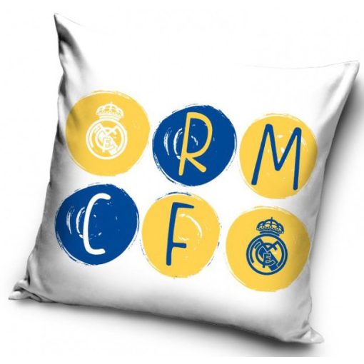 Real Madrid párnahuzat 40*40 cm, kék-sárga