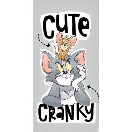 Tom és Jerry törölköző, strand törölköző Cute 70x140 cm