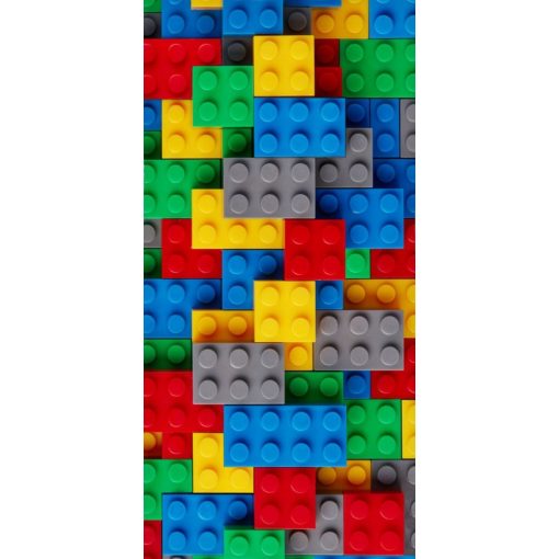 Blocks, Lego mintás törölköző 70x140 cm