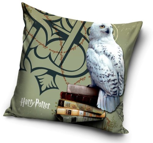 Harry Potter párnahuzat 40x40cm, Hedvig bagoly