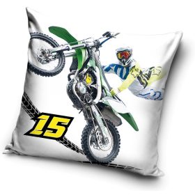 Motokrossz párnahuzat 40x40 cm