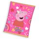 Peppa malac Piggy Tales coral fleece polár takaró 130x160cm