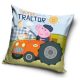 Peppa malac Tractor párnahuzat 40x40 cm Velúr