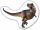 Dinoszaurusz formapárna, díszpárna 37x28 cm