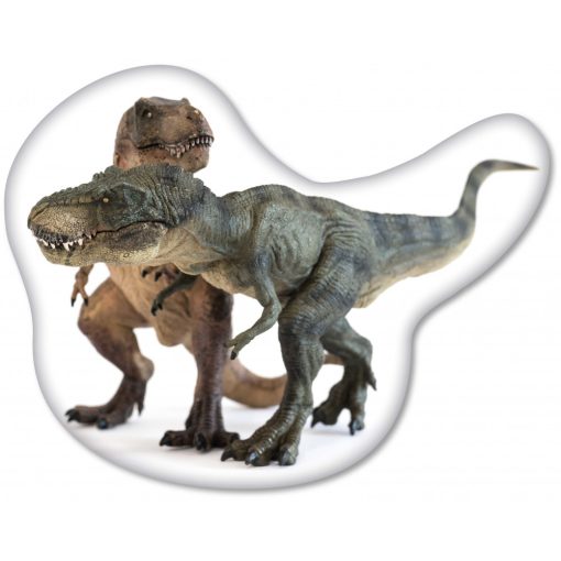 Dinoszaurusz formapárna, díszpárna 33x35 cm