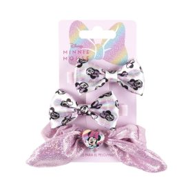 Minnie egér Rainbow hajgumi és hajcsat szett 3 db-os