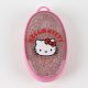 Hello Kitty Pink csillámos hajkefe 13 cm
