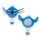Lilo és Stitch, A csillagkutya Blue mini plüss hajkefe 13 cm