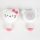 Hello Kitty White mini plüss hajkefe 13 cm