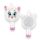 Marie cica Smile mini plüss hajkefe 13 cm