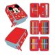 Mickey egér Red Magic tolltartó töltött 3 emeletes