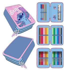   Lilo és Stitch, A csillagkutya Hibiscus tolltartó töltött 3 emeletes