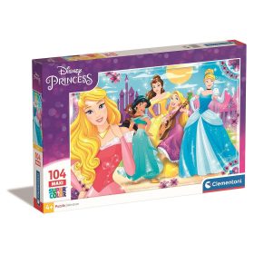 Hercegnők Kingdom 104 db-os maxi puzzle Clementoni