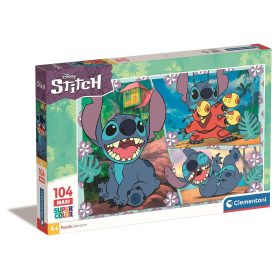   Lilo és Stitch, A csillagkutya Plasma Blaster 104 db-os maxi puzzle Clementoni
