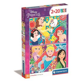 Hercegnők Tales of Royal 2x20 db-os puzzle Clementoni