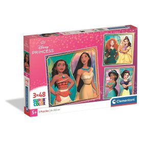 Hercegnők Portrait 3x48 db-os puzzle Clementoni