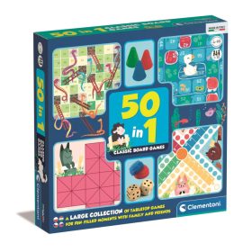 Klasszikus Game Night játékgyűjtemény 50 az 1-ben