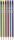 Grafitceruza HB radírral, Colorino School Stripes trio, háromszög test