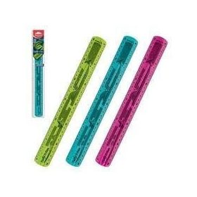   Vonalzó 30cm, műanyag, törhetetlen, Maped Twist'n Flex