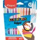Filctoll készlet 12 db-os, 3,6 mm, törölhető, Maped Color Peps Oops, 10+2