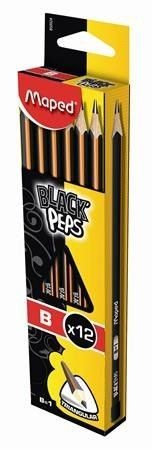 Grafitceruza B, Maped Black Peps, háromszögletű