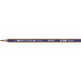 Grafitceruza HB, Maped Black Peps Navy, háromszög test