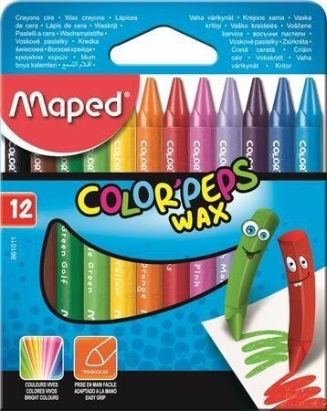 Maped Color Peps Wax zsírkréta készlet 12 db-os