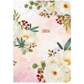   Toptimer határidőnapló, B/6, heti tervező, 2026, Joy, tearózsa