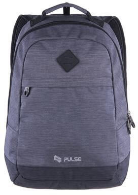 Pulse hátizsák, iskolatáska, 2 rekeszes, 46x32x15cm, Pulse Bicolor, szürke