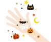 Halloween tetoválás matrica, 5 ív/csomag