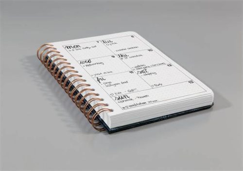 Sigel Bullet Journal napló, pontrácsos spirálfüzet, 16x21,5cm, 60 lap, keményfedeles, Jolie, Mystic Jungle